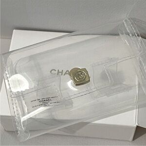 *SOLD*
CHANEL Clear Belt Bag with Gold Accent